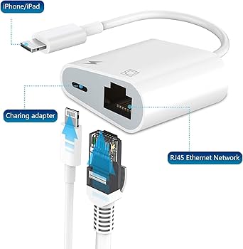 Apple Ethernetアダプタ＆lightning USB3 Amazon.com: [Apple MFi Certified] Lightning to Ethernet