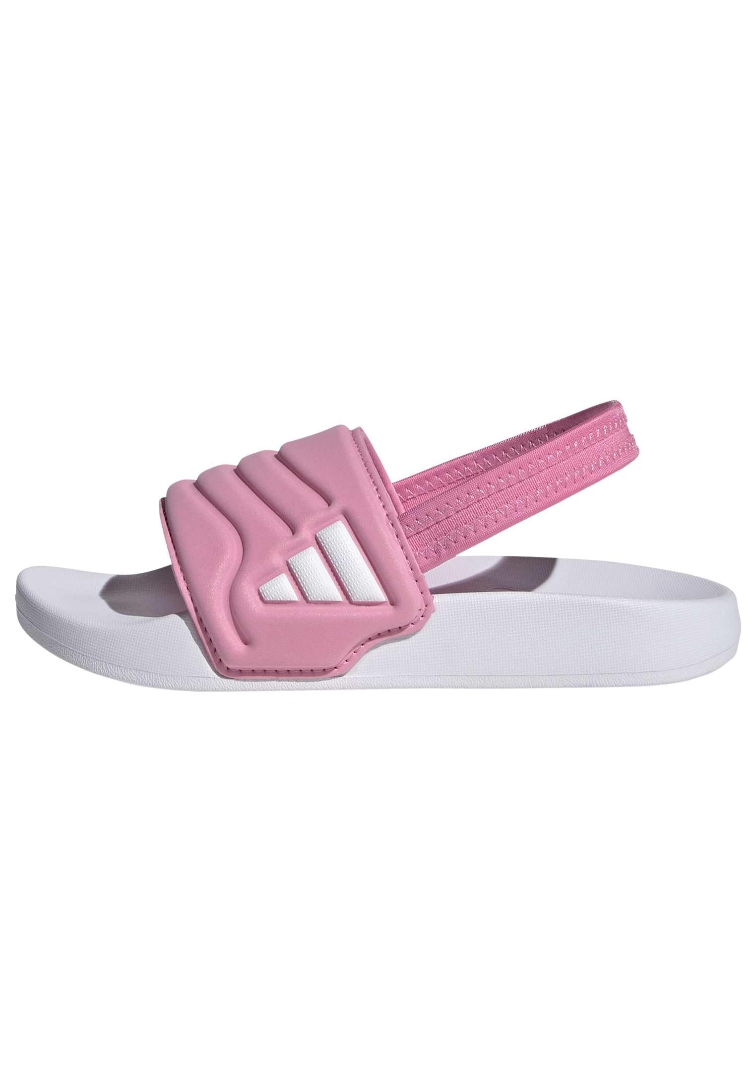 adidas Unisex Kids Adilette Estrap 2.0 Slides Children Shoes, Bliss Pink/Ftwr White/Bliss Pink, 11.5 UK Child