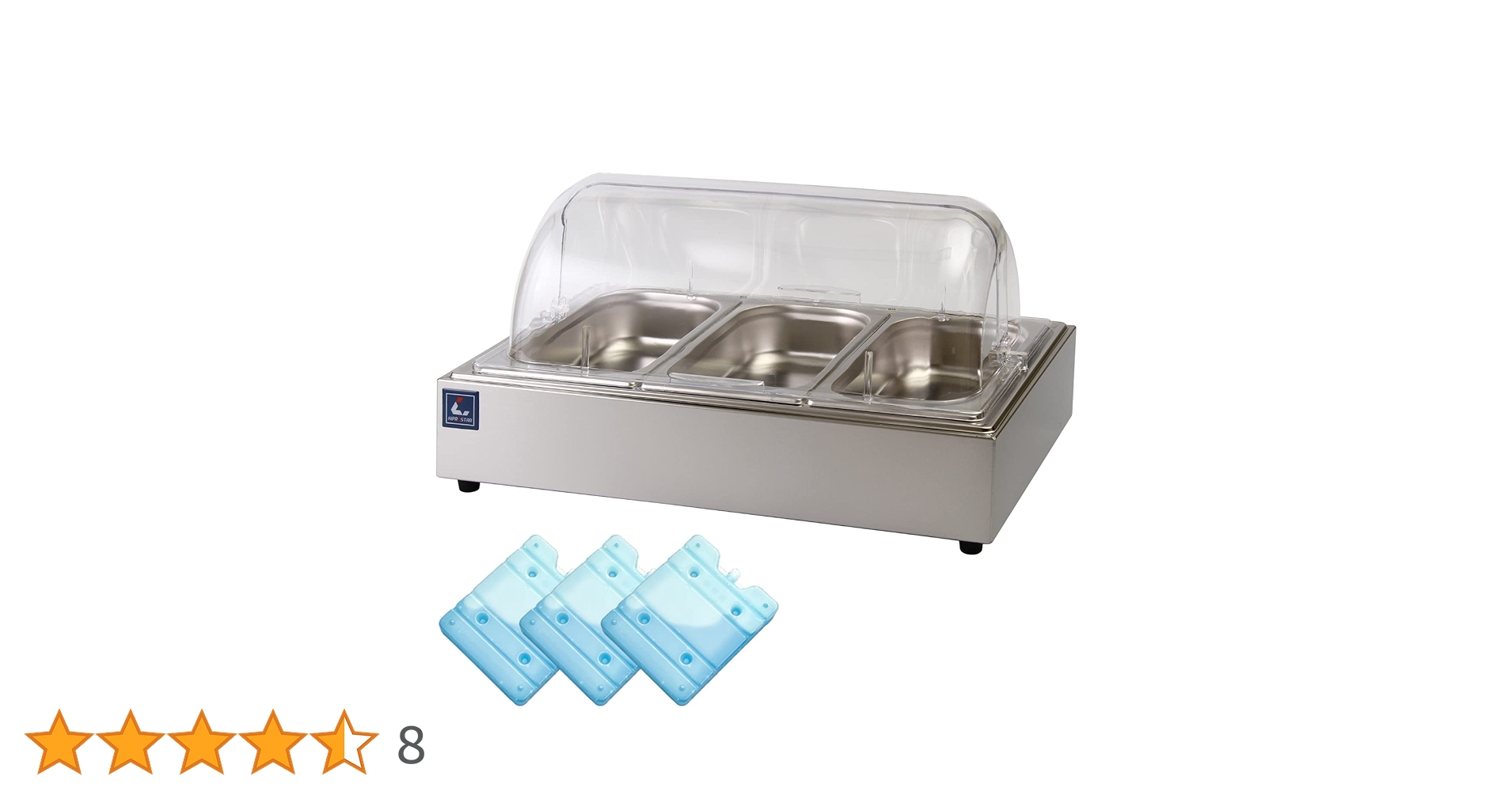 ホテルパン蓋付き Amazon | Kingrol 2パック 1/3サイズ ホテルパン 蓋付き 深さ3-5