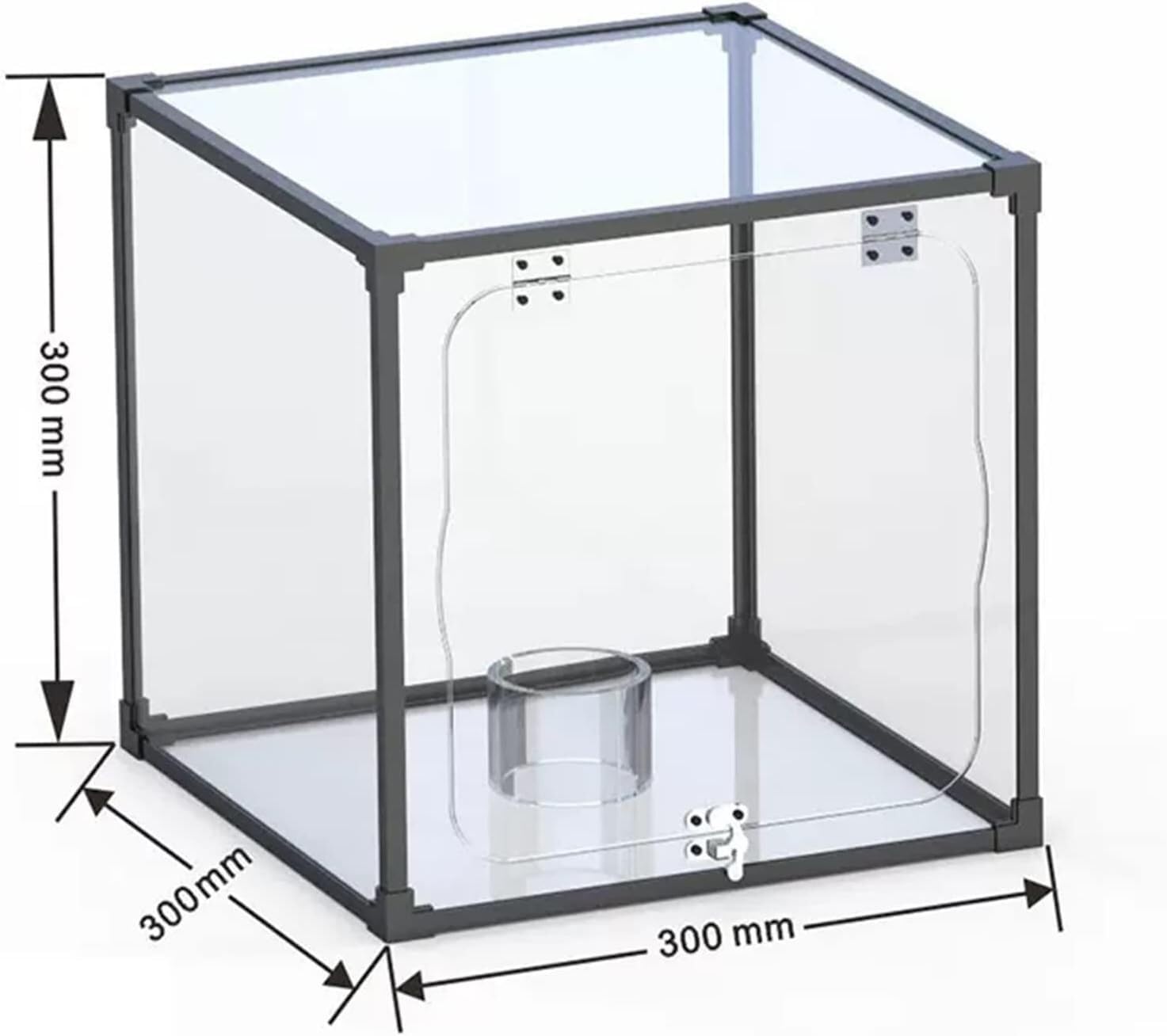 Vitrina Coleccionable, Vitrina apilable ensamblada con Cerradura de Puerta for Juguetes, muñecas, balones de fútbol, ​​Estante de exhibición Transparente ( Color : Clear , Size : 1pcs )