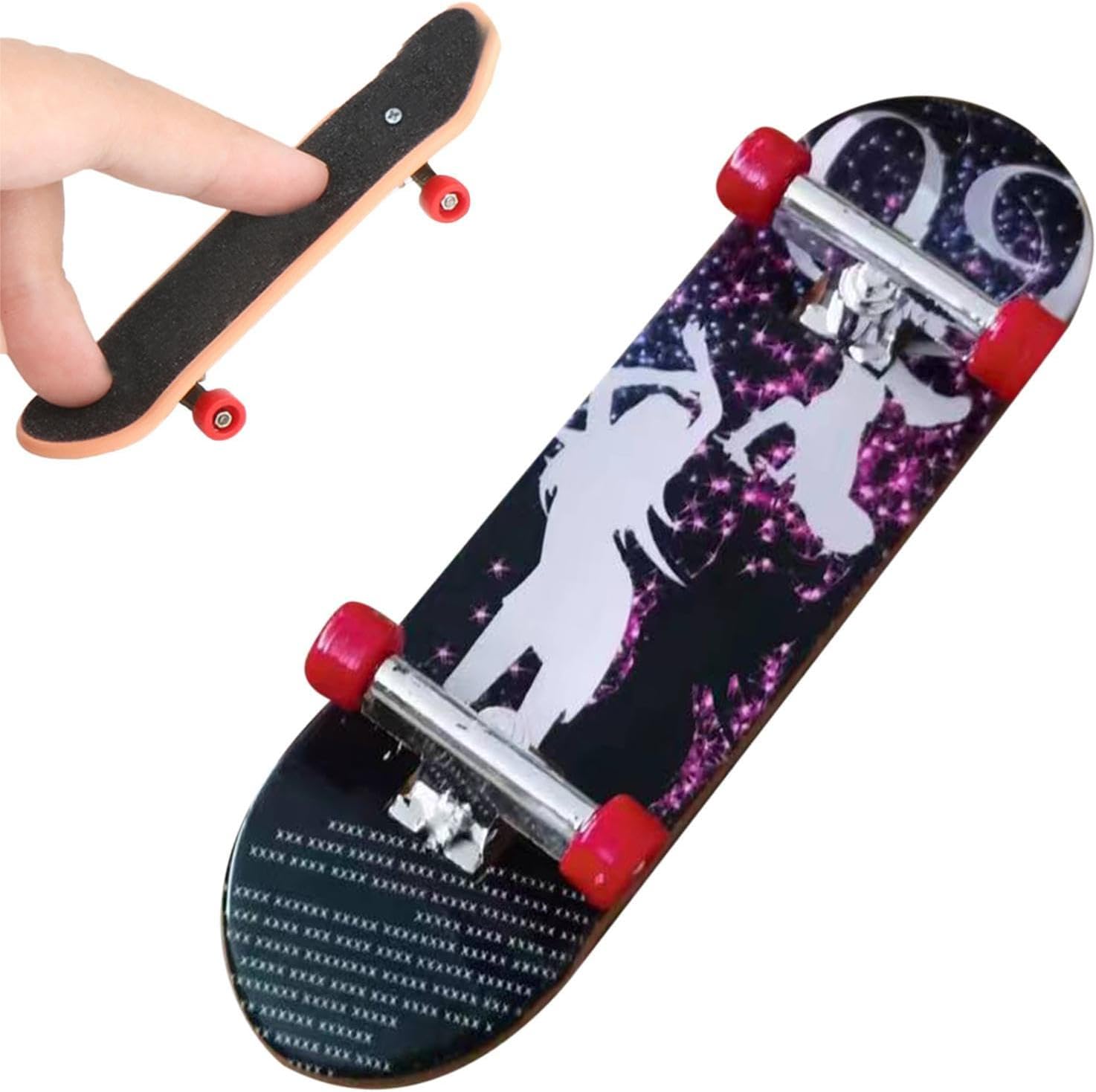 Mini Toy Skateboard - Deck Truck, Finger Skateboard for Kids and Teens, Cool Finger Scooters | Psara Gifts Party Skateboards and Fingerboards