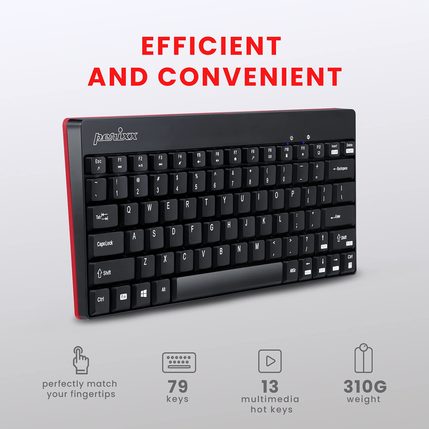 Amazon.com: Perixx PERIDUO-712B Wireless Mini Keyboard and Mouse