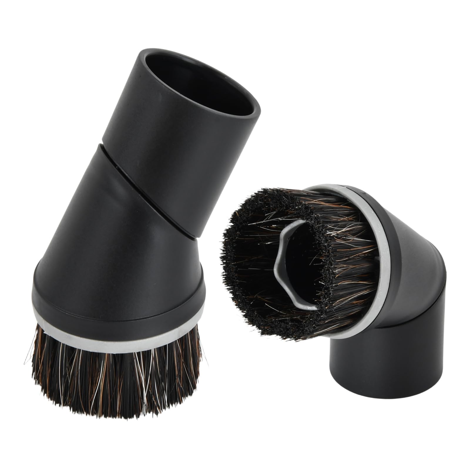 2 Piezas Cepillo Redondo para Aspiradora, 35mm de Diametro Cepillos Giratorios Compatible con Aspiradora Miele–, Cepillo para El Polvo y Boquilla para Muebles, Accesorios de Repuesto para Limpieza
