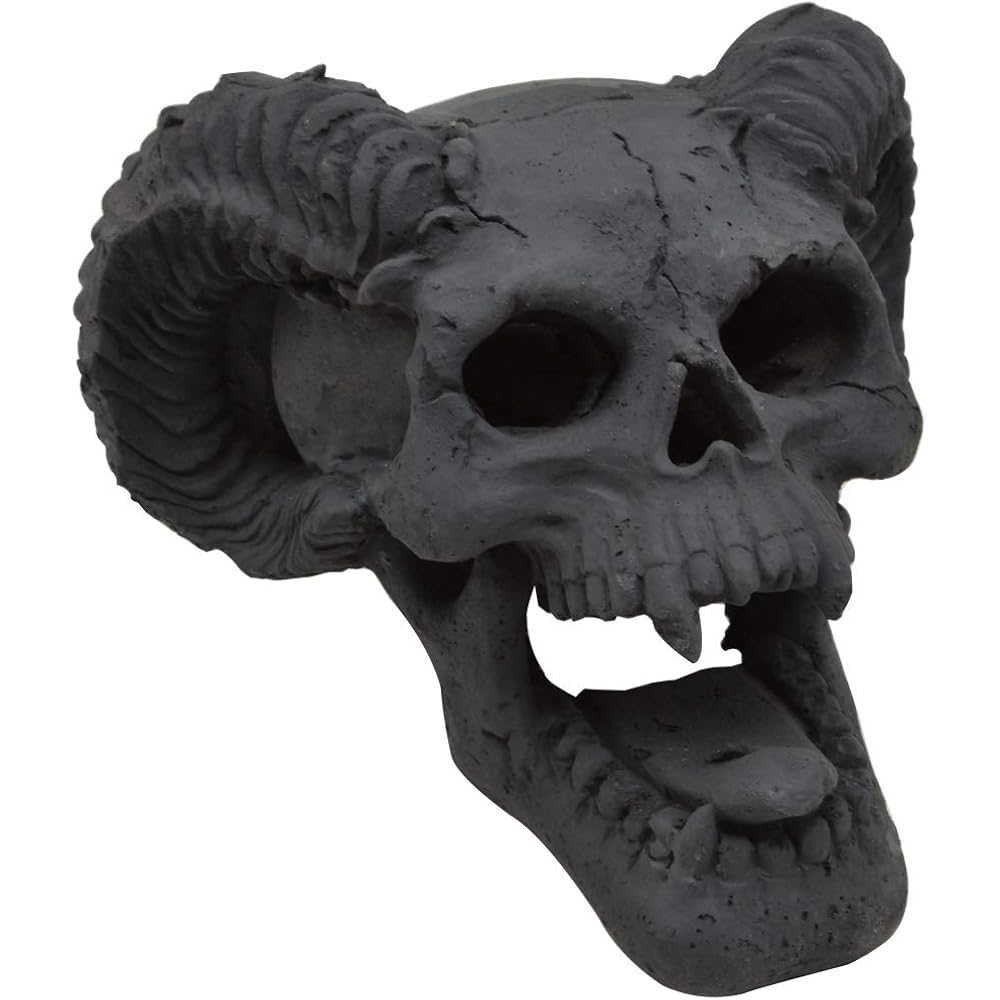Demon Skull,Suitable For Outdoor Fireplace And Fire Pit, Halloween Decoration main image 0