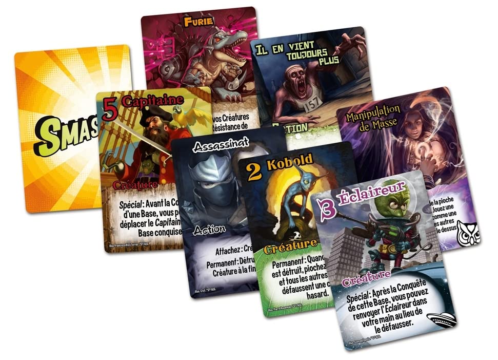 Blumie Smash Up Card Game for 2 to 4 Players for Ages 12 and Above, Base + Decaps - Image 2