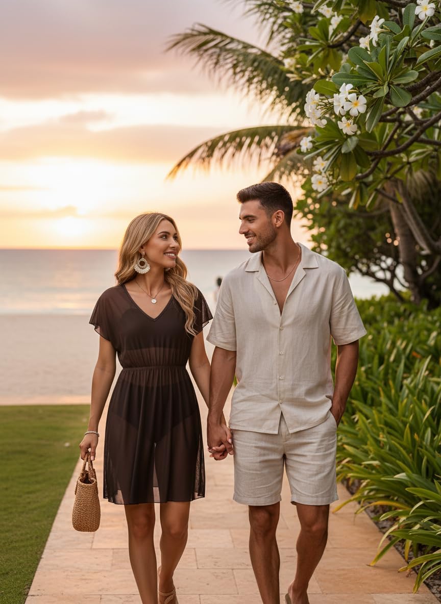 Dokotoo Women Swimsuit Swim Cover Up 2026 Summer Bathing Suit Swimwear Sheer Beach Vacation Outfits - Image 6