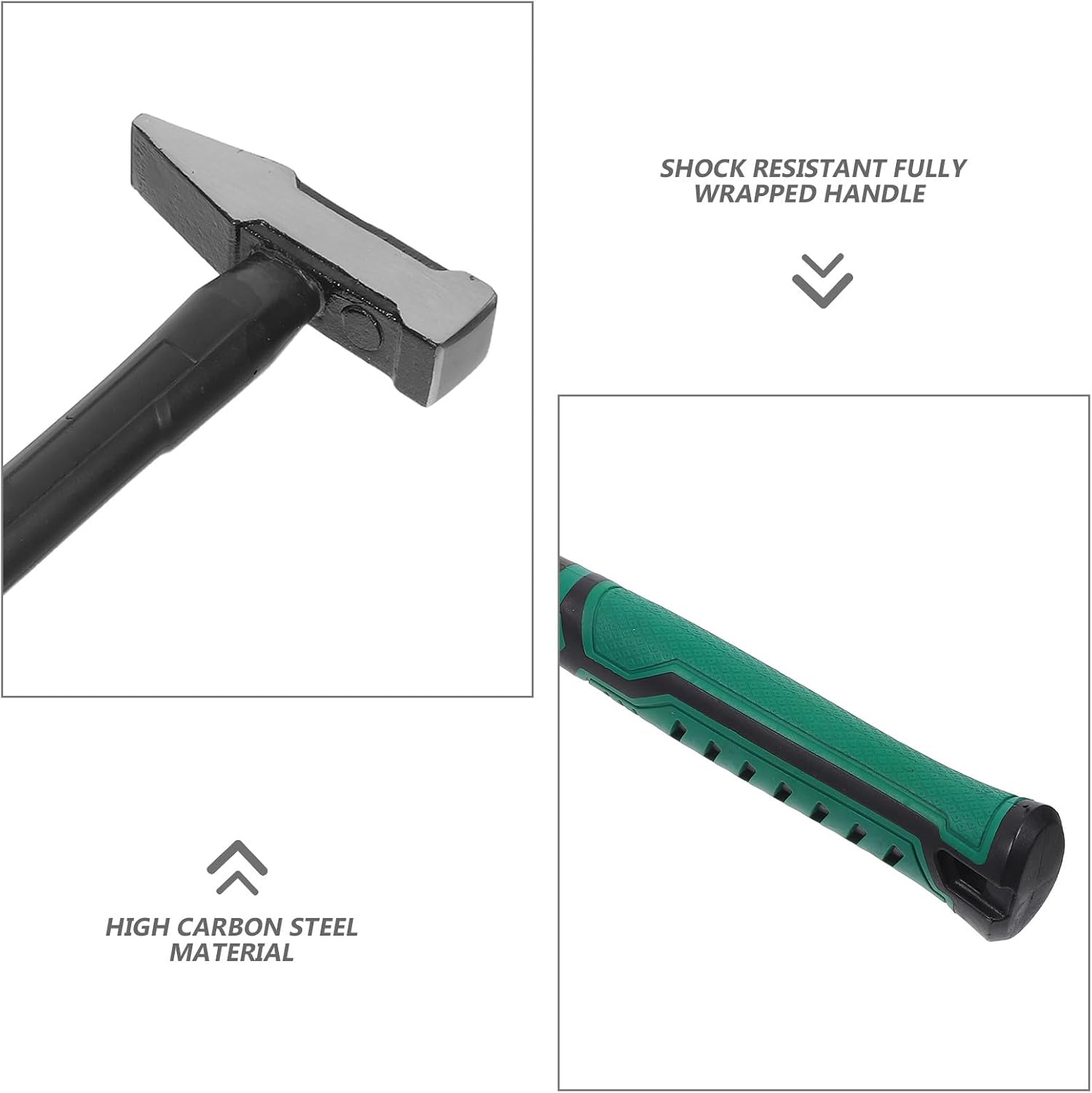 jojofuny Heavy-Duty Hammer: Multi-Functional Hammer Tool With Metal Head & Plastic Handle For Welding Electrical Work Metalworking