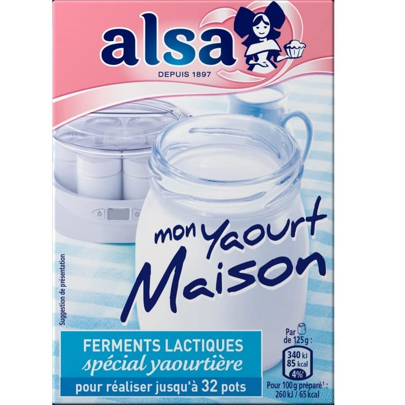 Alsa – Mi yogur Maison 8 g – 4 unidades – Se vende por paquete