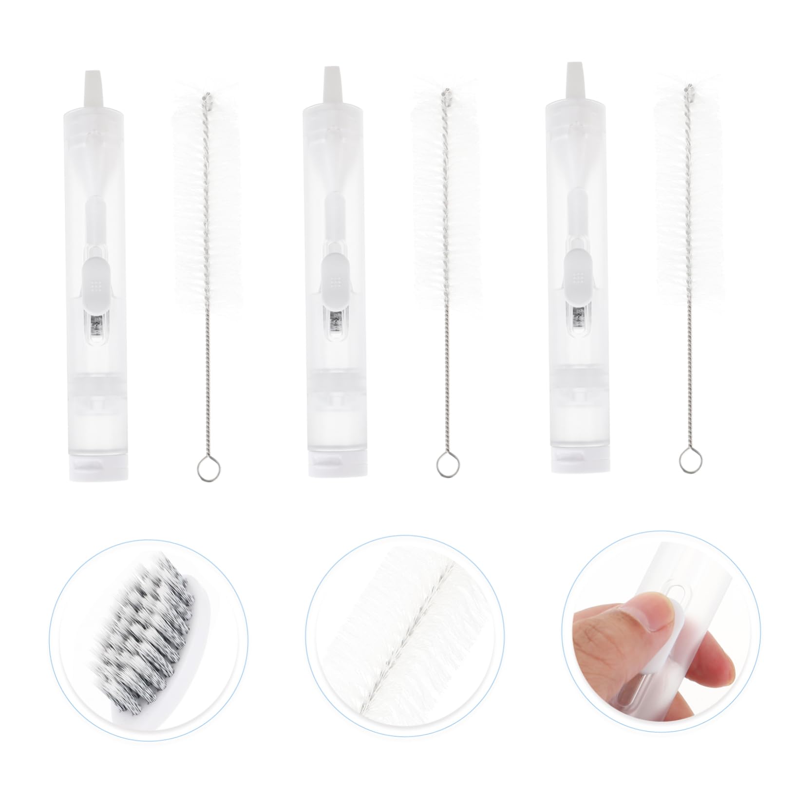 VALICLUD Set Da 3 Pezzi Per Spazzolino Da Denti Dentifricio Spazzolino Da Denti Custodia Da Viaggio Per Spazzolino Da Denti Essenziale Da Viaggio Porta Spazzolino Da Viaggio