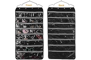 Bsagve Earring Organizer with Zipper