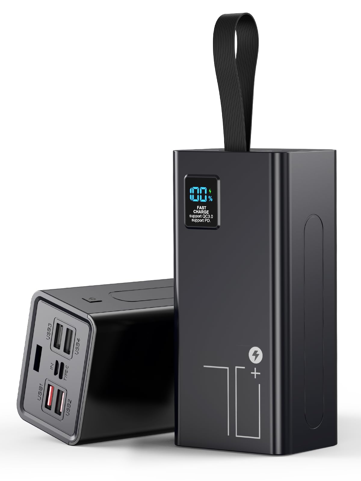 Power Bank 70000mAh, PD 30W & QC 3.0 Fast Charging Battery Pack, USB C Portable Charger with 5 Outputs & 2 Inputs, Large Capacity Powerbank for iPhone, iPad,Laptop,Camping, Outdoor