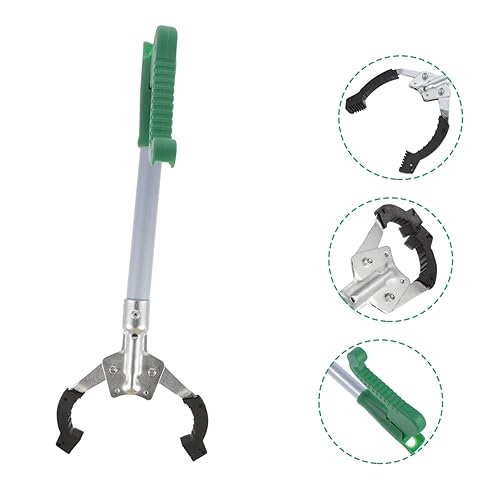 Miniatura 4 de 3 piezas de basura, herramienta plegable, multilimpiadora, herramienta de limpieza, recogedor de basura, palito superior para ancianos, herramienta