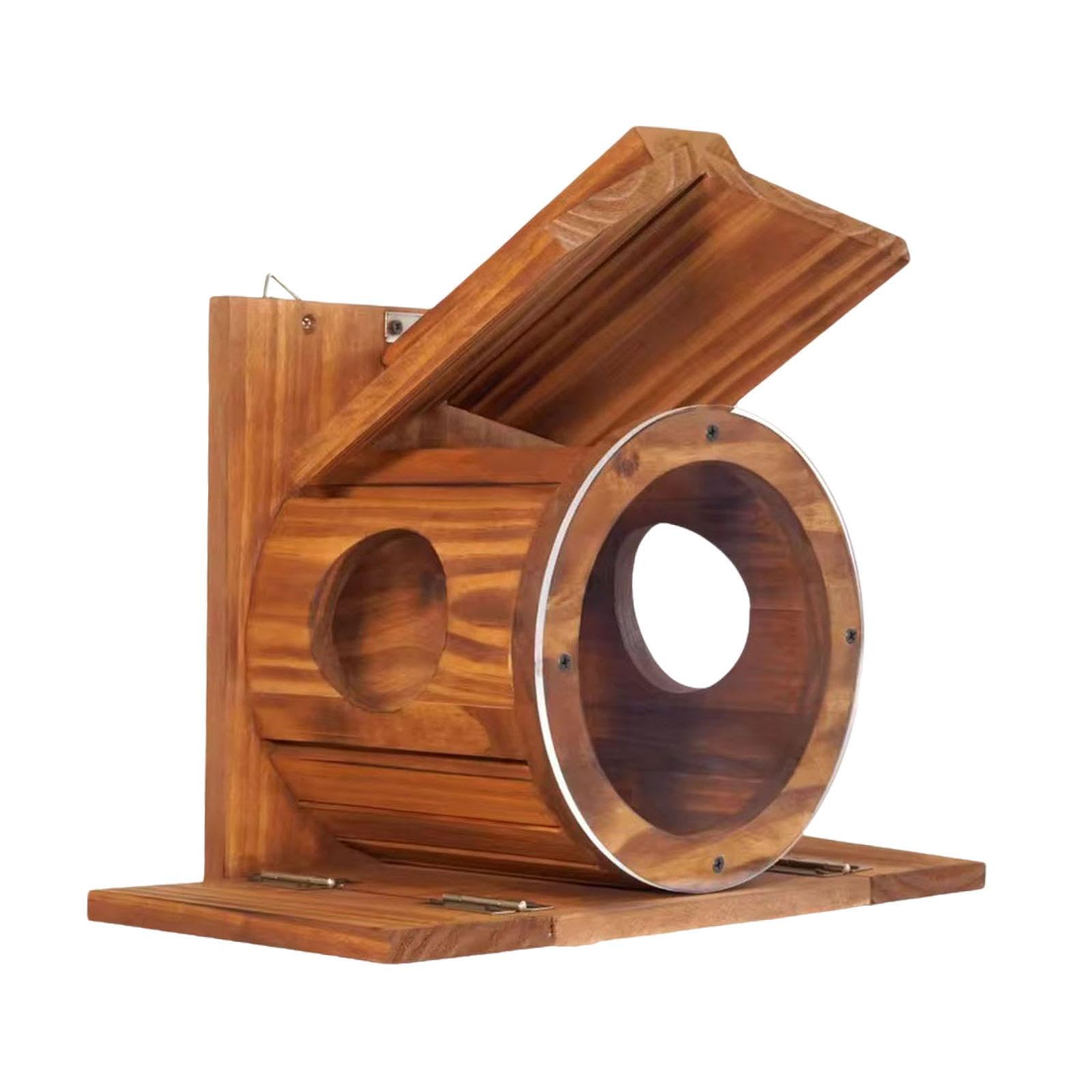 Mangiatoia per Scoiattoli in Legno da Esterno, Grande Casetta per Scoiattoli