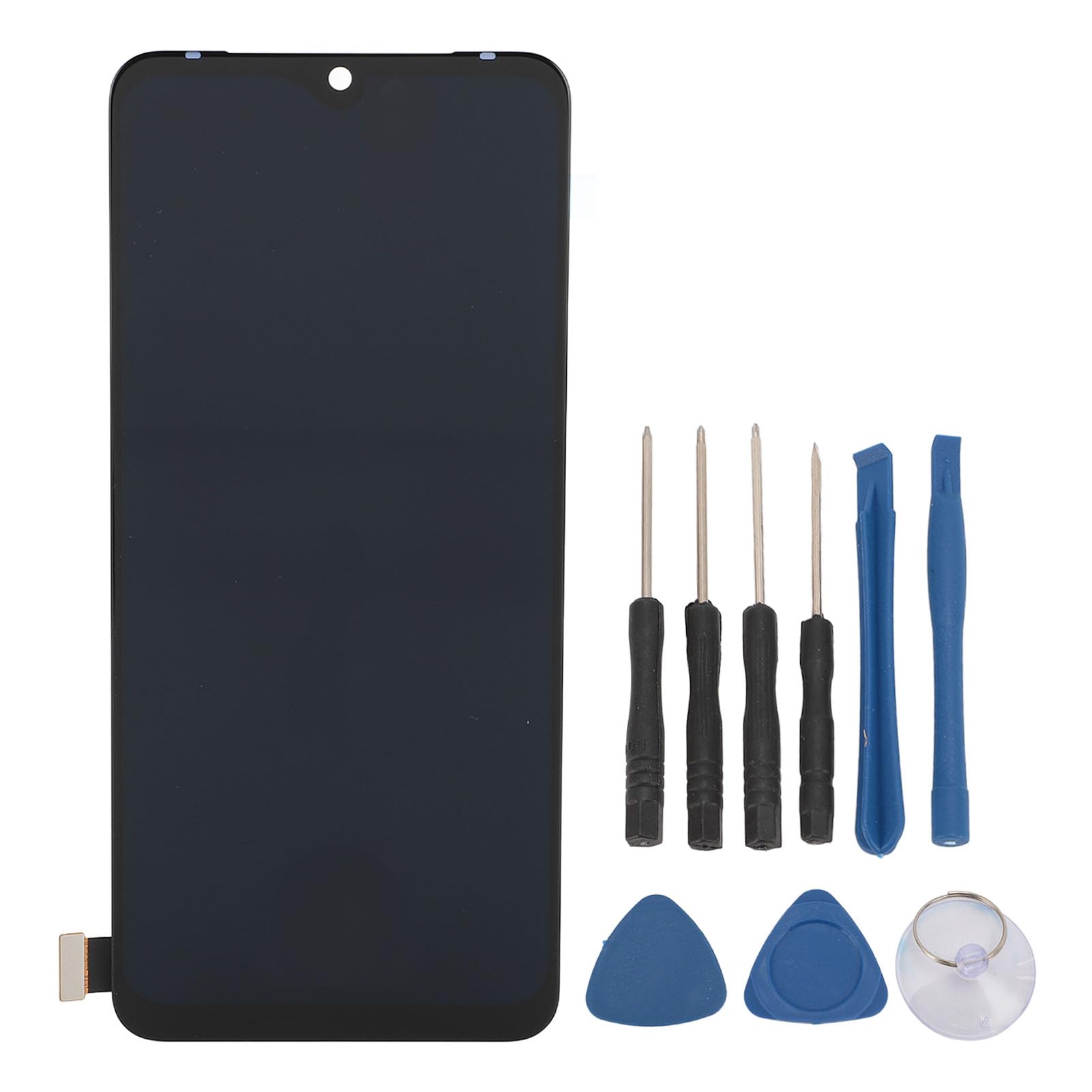 Organische LED-Touchscreen-Digitizer-Baugruppe, Display-Ersatz für S9E V21, lebendiger OLED-Bildschirm mit vollständigem Reparaturwerkzeug-Set inklusive Saugnapf, Schraubendrehern