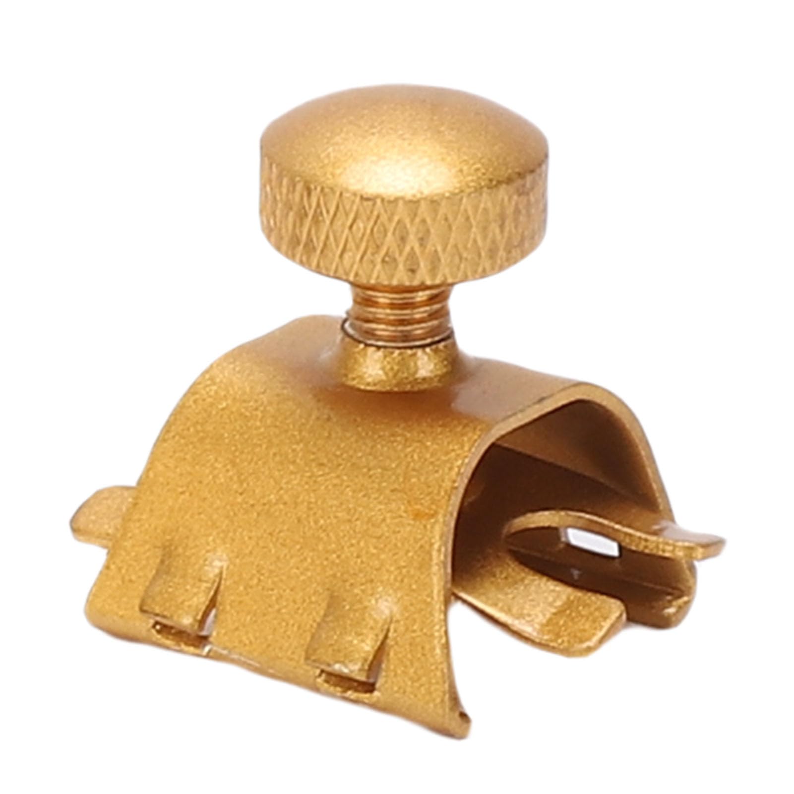 Emoshayoga Bocchino per Sassofono Contralto Placcato Oro Opaco, Volume Forte, Clip per Pulizia, 3 Componenti Sicuri