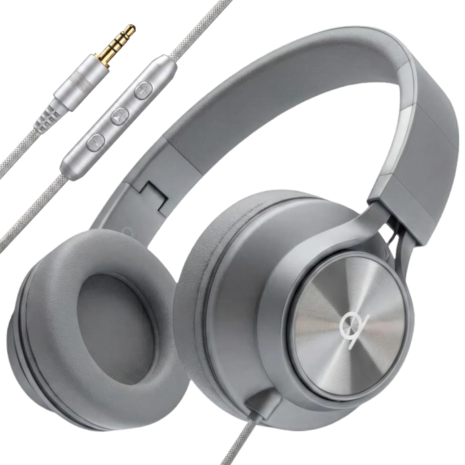 ARTIX CL750 On-Ear Headphones Wired with Mic and Volume Control — Noise Isolating Corded Over Ear Headphones with Microphone for Laptop and Computer, Plug in Headset with Cord (Aux Jack 3.5mm)-picture-11