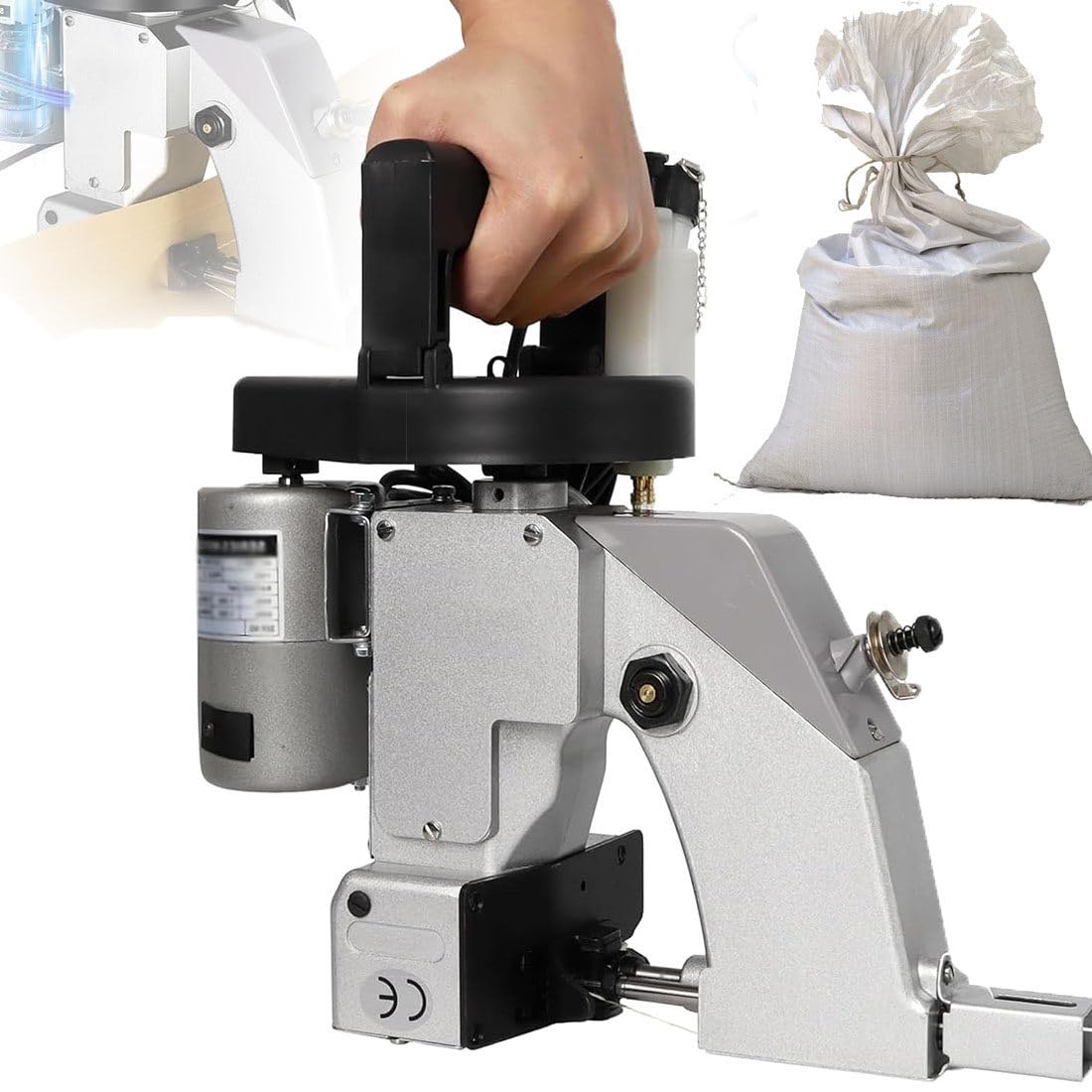 Eoweiot Electric Bag Stitcher, Handheld Packing Machine for Rice, Woven, Paper, Plastic Bags - High-Speed Electric Sewing Closer, 1250 RPM