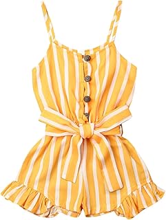 Toddler Kids Girls Summer Jumpsuit Romper Ruffle...