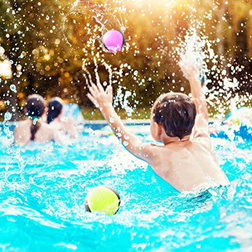 Aurasky 3 Stück Wasserball, Springender Wasserball, Strandball Wasserspringball, Stressabbau Ball, Wasserhüpfball Geschenk für Kinder Erwachsene Schwimmbad Strand Outdoor-Aktivitäten