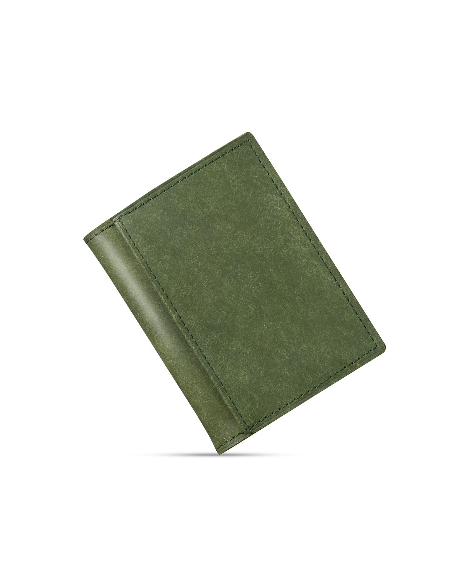 Kawaoto Men's Wallet - Japanese Made Thin Coin Purse - Small Coin Wallet - Pueblo Leather - Genuine Leather - Slim - Can Store Bills and Cards - Box-Shaped - Compact - Clear Visibility - Gentleman's :