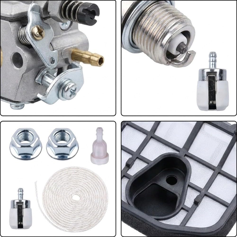 Kit Carburador Metal Para 490 491S Rendimiento Motor