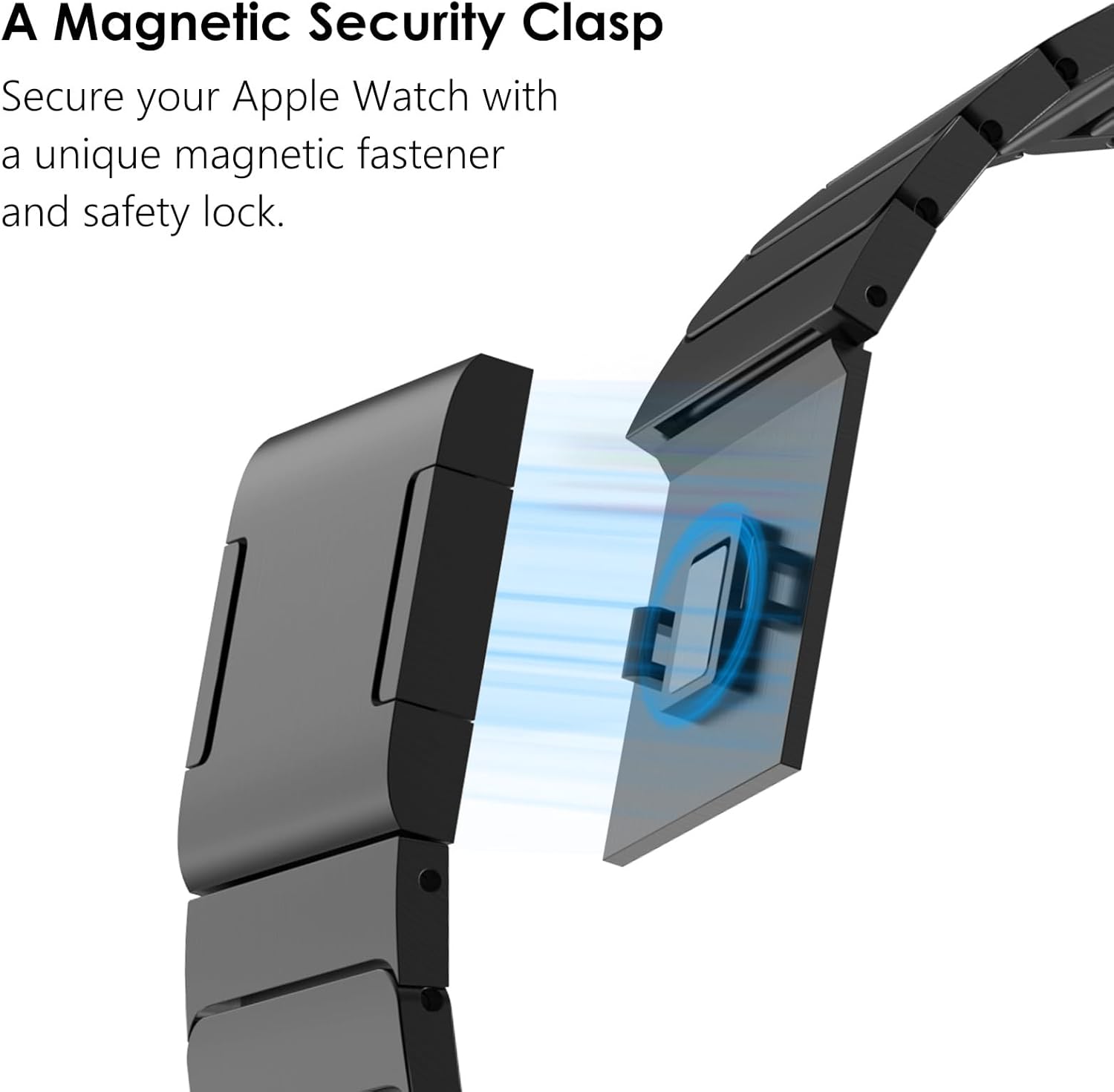 [RECOMMENDED by NYT Wirecutter] Stainless Steel Band Compatible for Apple Watch Band Ultra 3/2/1 49mm Series 11/10 46mm/42mm Series 9/8/7 45mm/41mm Series SE/6/5/4 44mm/40mm Series 3/2/1 42mm/38mm - Image 6