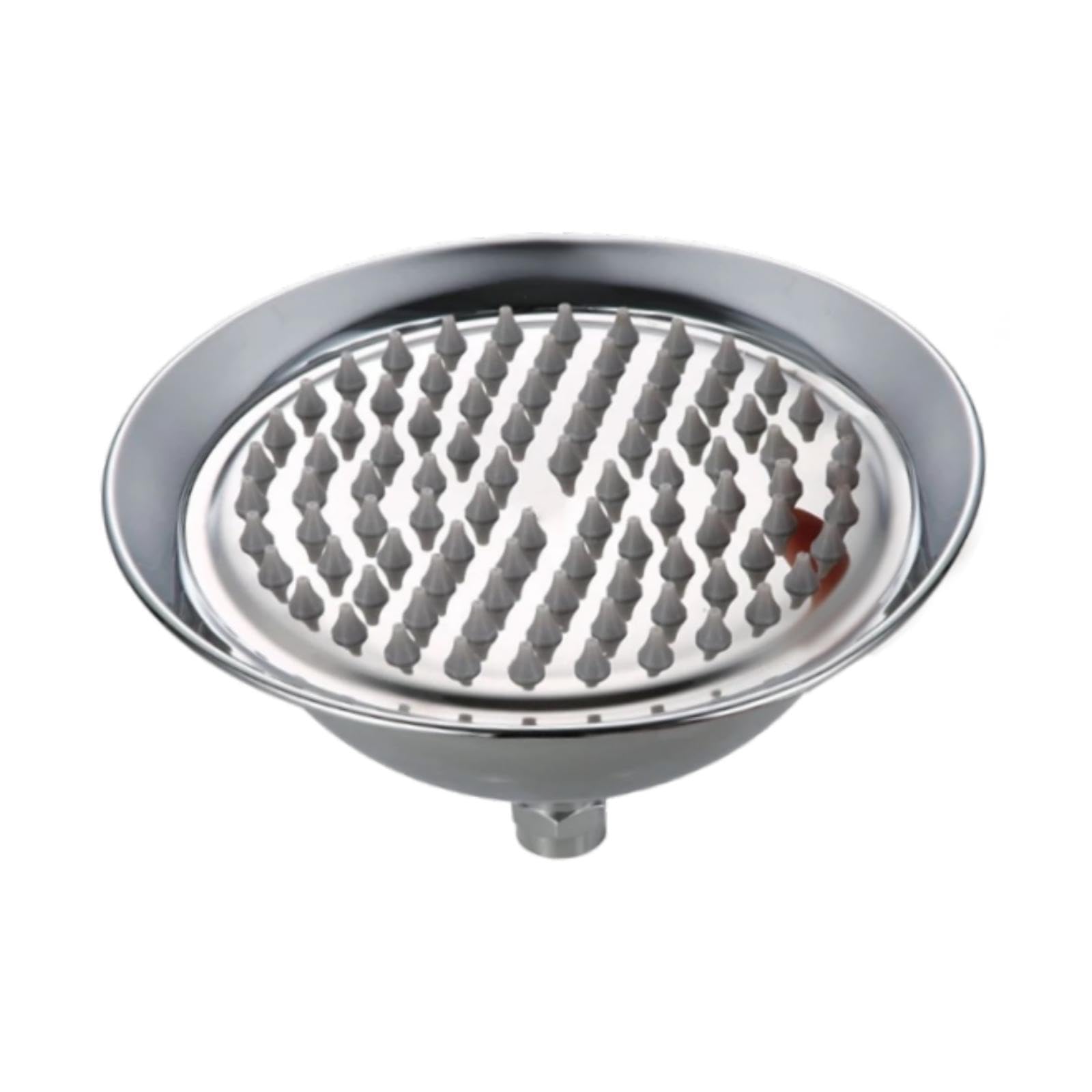 Zambuph Chrome Shower Head Featuring Comfortable Large Spray Offers Relaxing Rainfall Experience Transforming Bathroom Moments Rain Shower Head 8 Inch Round Rainfall, 20.3Cm