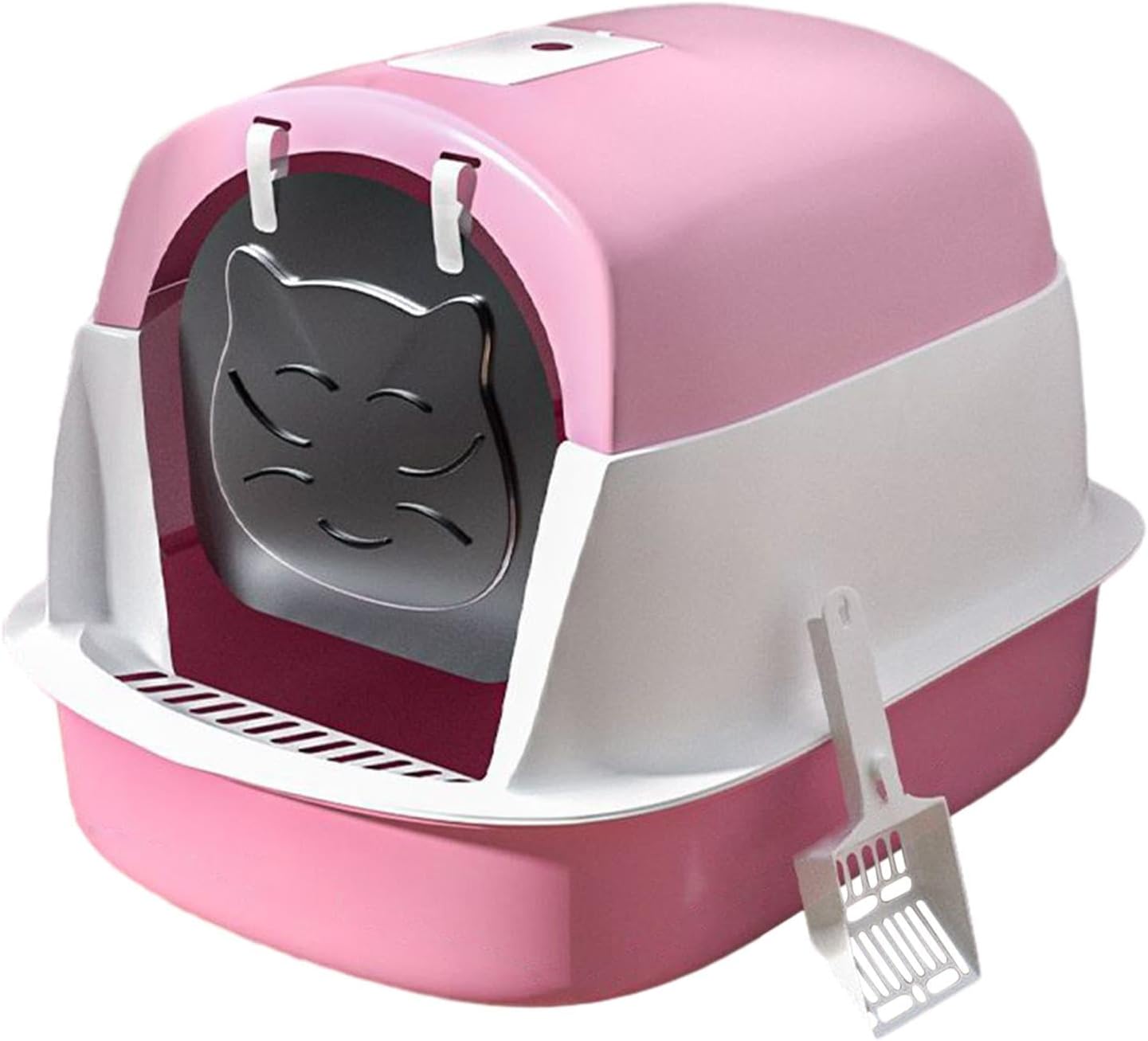Fonowx Hooded Cat Litter Box Large Cat Litter Box Enclosed