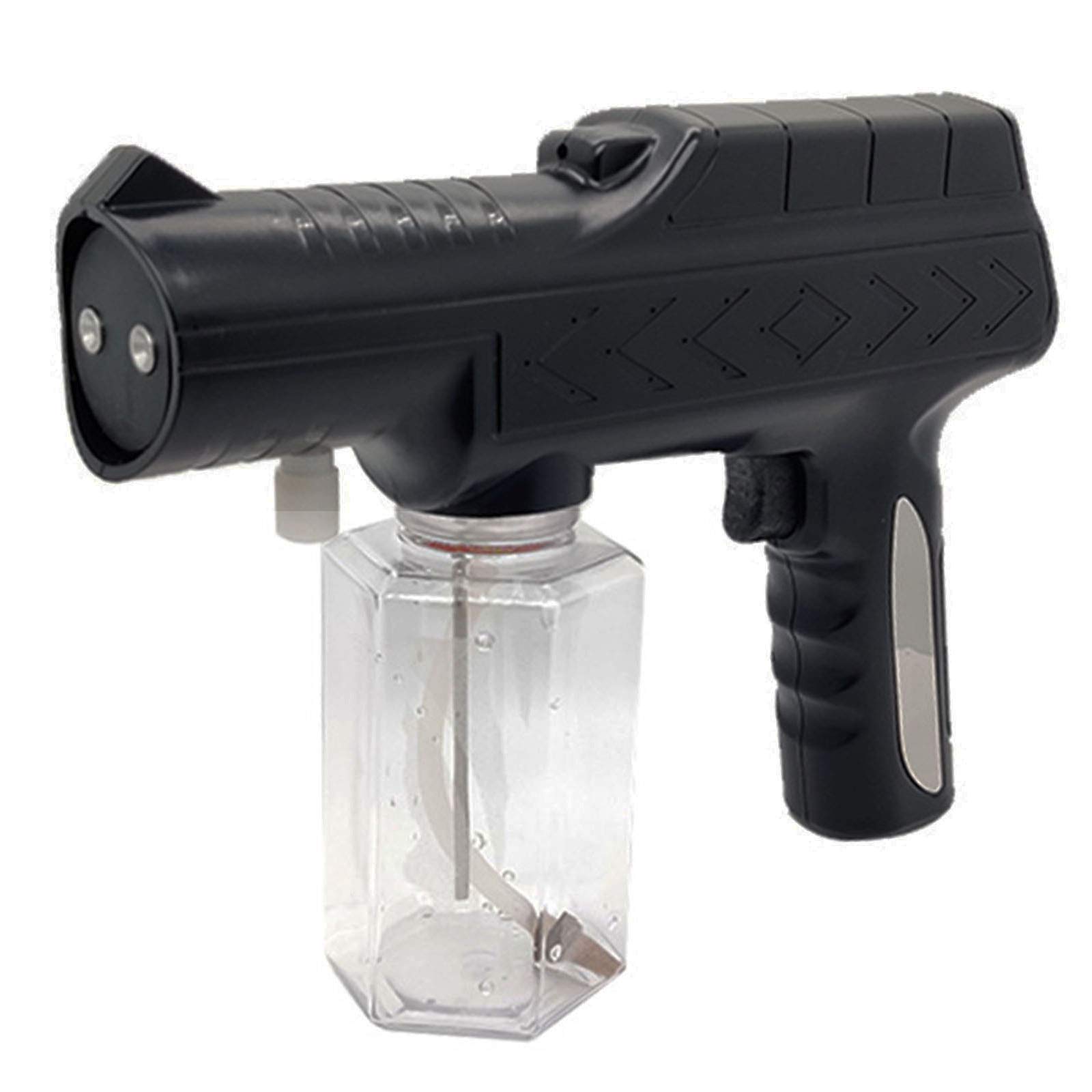 Spruzzatore elettrostatico, nebulizzatore per sterilizzazione a batteria ricaricabile 2600mAh, spruzzatore atomizzatore nano, nebulizzatore portatile senza fili per casa, ufficio, auto,Nero