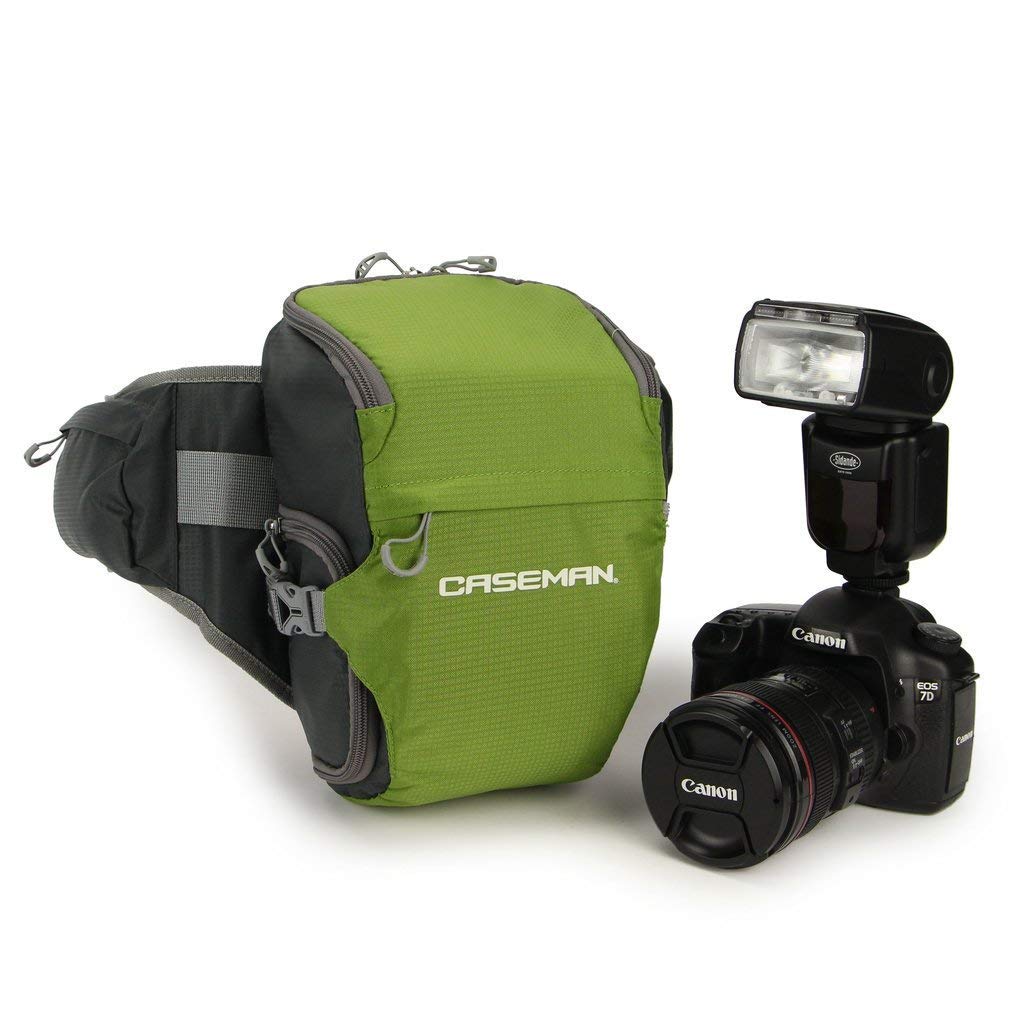 Buy Caseman AW02 Light Green DSLR Camera case Waist Fanny Pack Bag