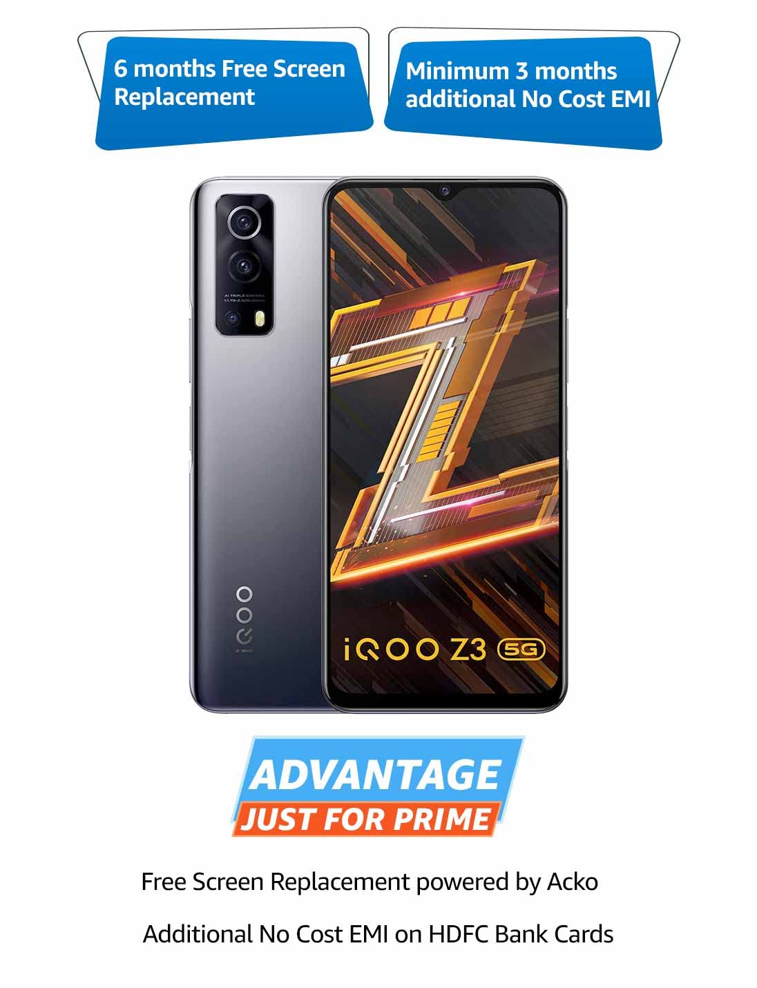 Buy iQOO vivo Z3 5G (Ace Black, 8GB RAM, 128GB Storage) | India's