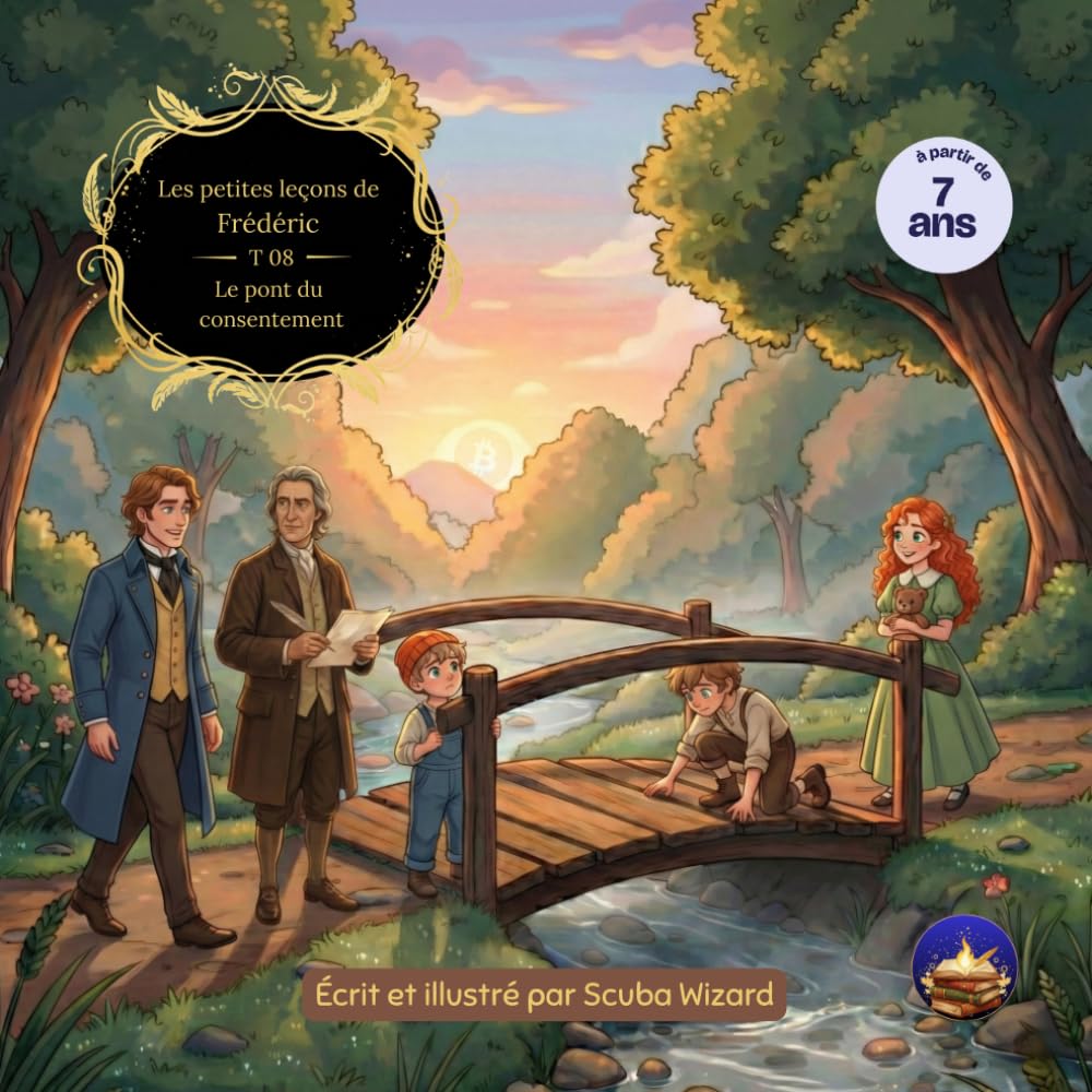 Les petites leçons de Frédéric - Tome 08 : Le pont du consentement: Une histoire illustrée pour comprendre le consentement, les accords clairs et la confiance dès 7 ans