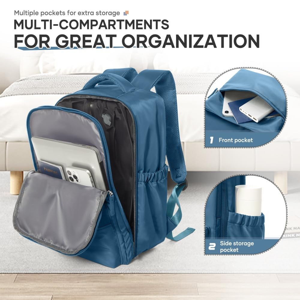 Rucksack Flugzeug 40x30x20 Reisetasche Kabinentasche Tragen Gepäck Laptop Taschen-Black