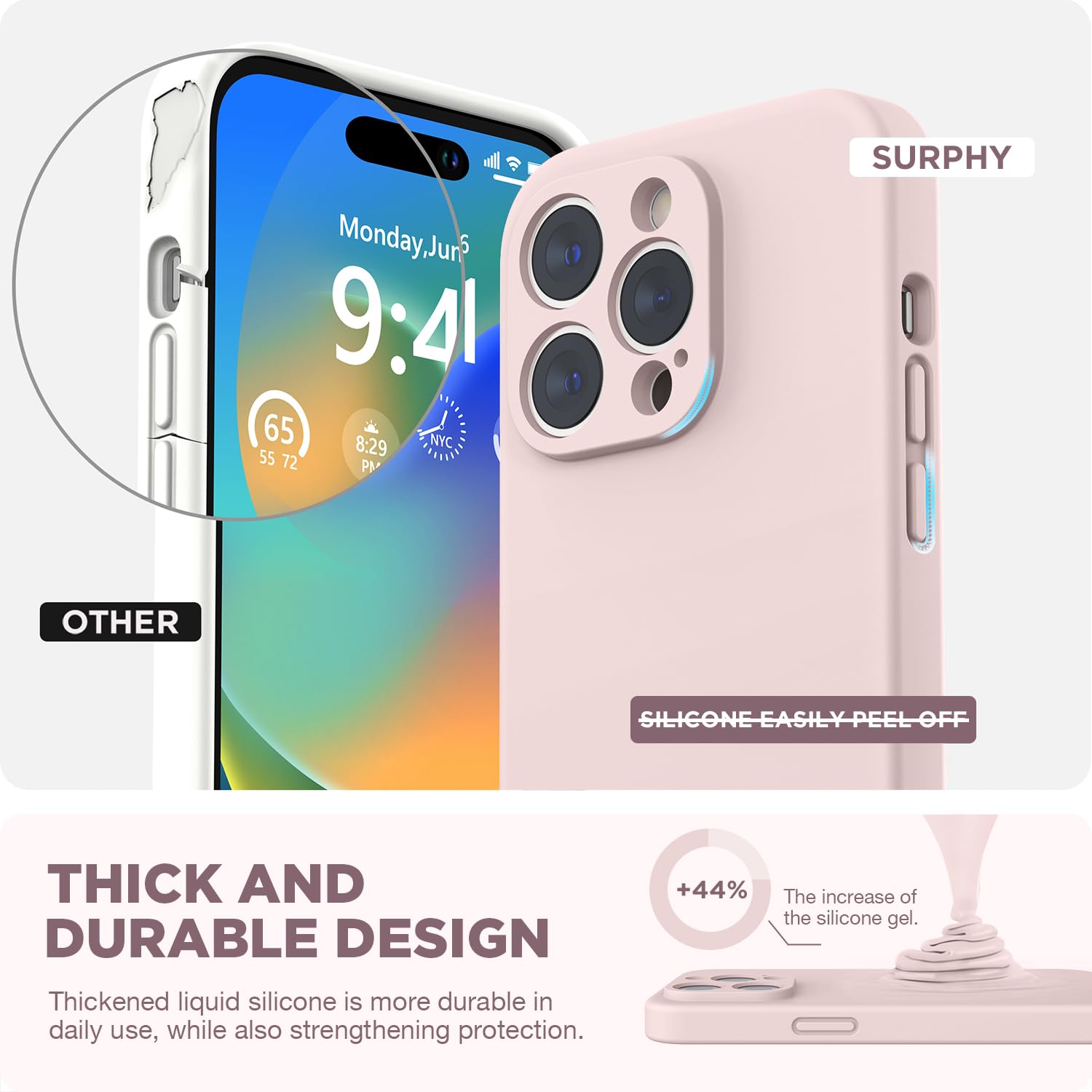 iPhone14 Pro Max ケース シリコン マット感 Amazon.co.jp: Sibada iPhoneケース iphone14promaxケース