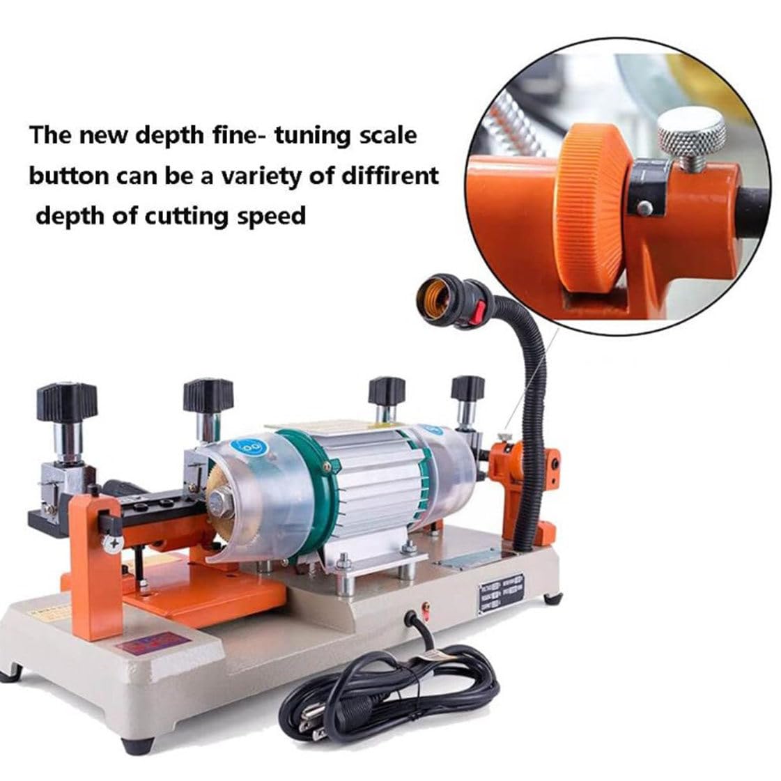 Machine De Découpe De Clés Horizontale (238bs), Machine De Copie De Clés Multifonctionnelle À Double Tête 120 W, Outil De Copie De Clé À Volant, Équipement De Serrurier, pour Équipement