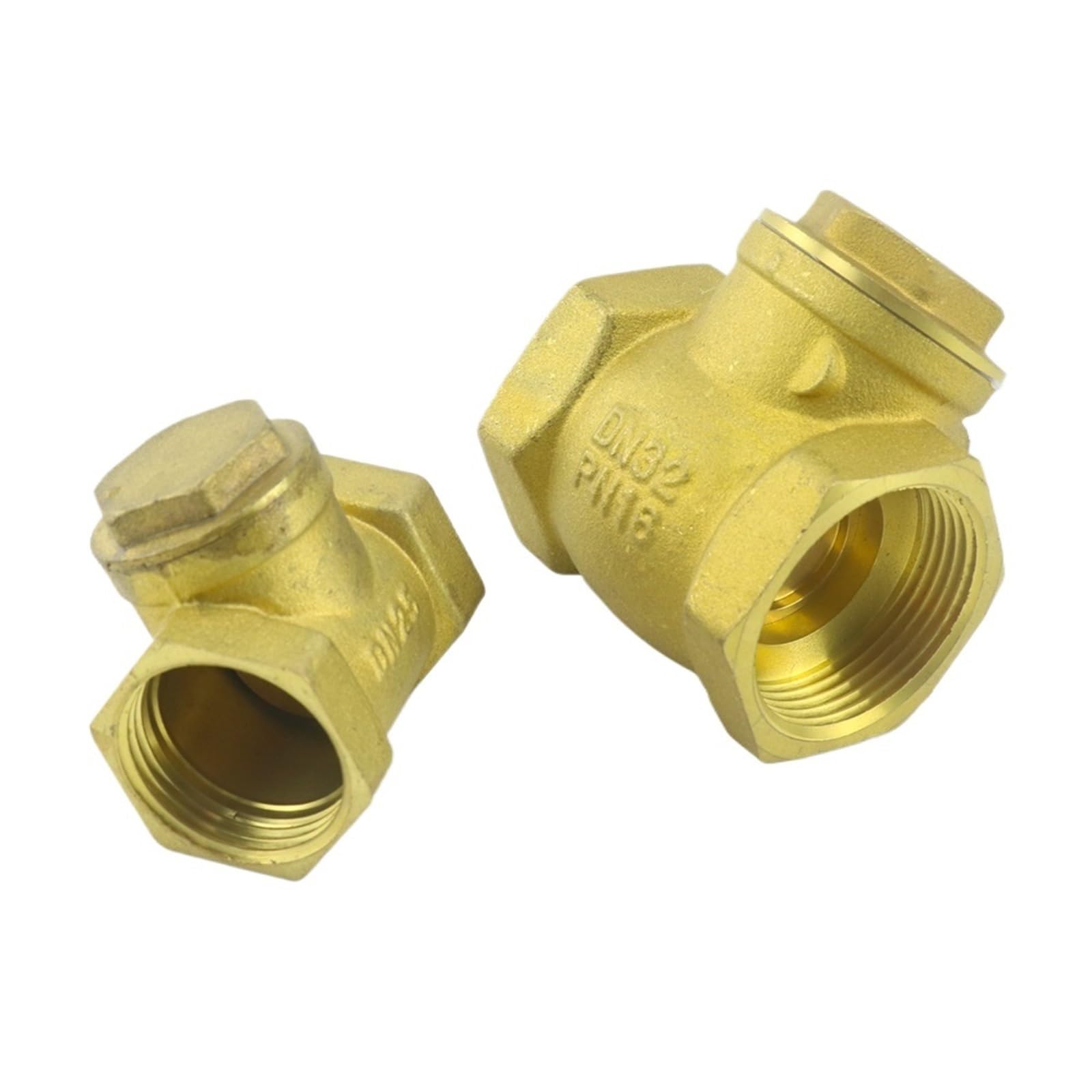 Dkgnyxnplj 1 /2" 3/4" " Brass Horizontal Check Valve Dn15 Dn20 Dn25 Non-Return(1")