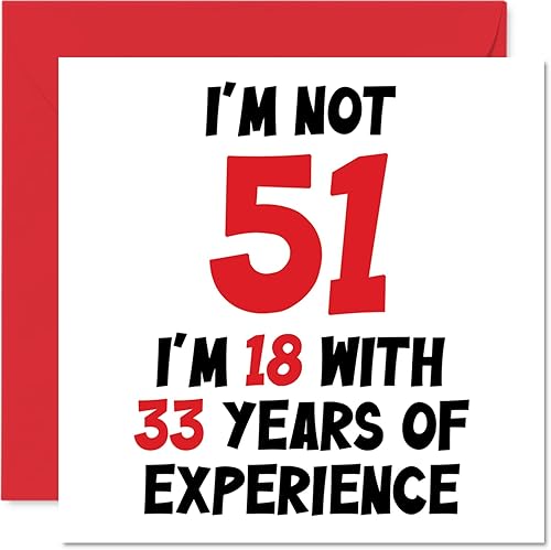 Vista 78 de Tarjeta de cumpleaños número 98 para mujeres y hombres – Not 98 I'm 18 With 80 Years Experience – Divertida tarjeta de cumpleaños noventa y ocho