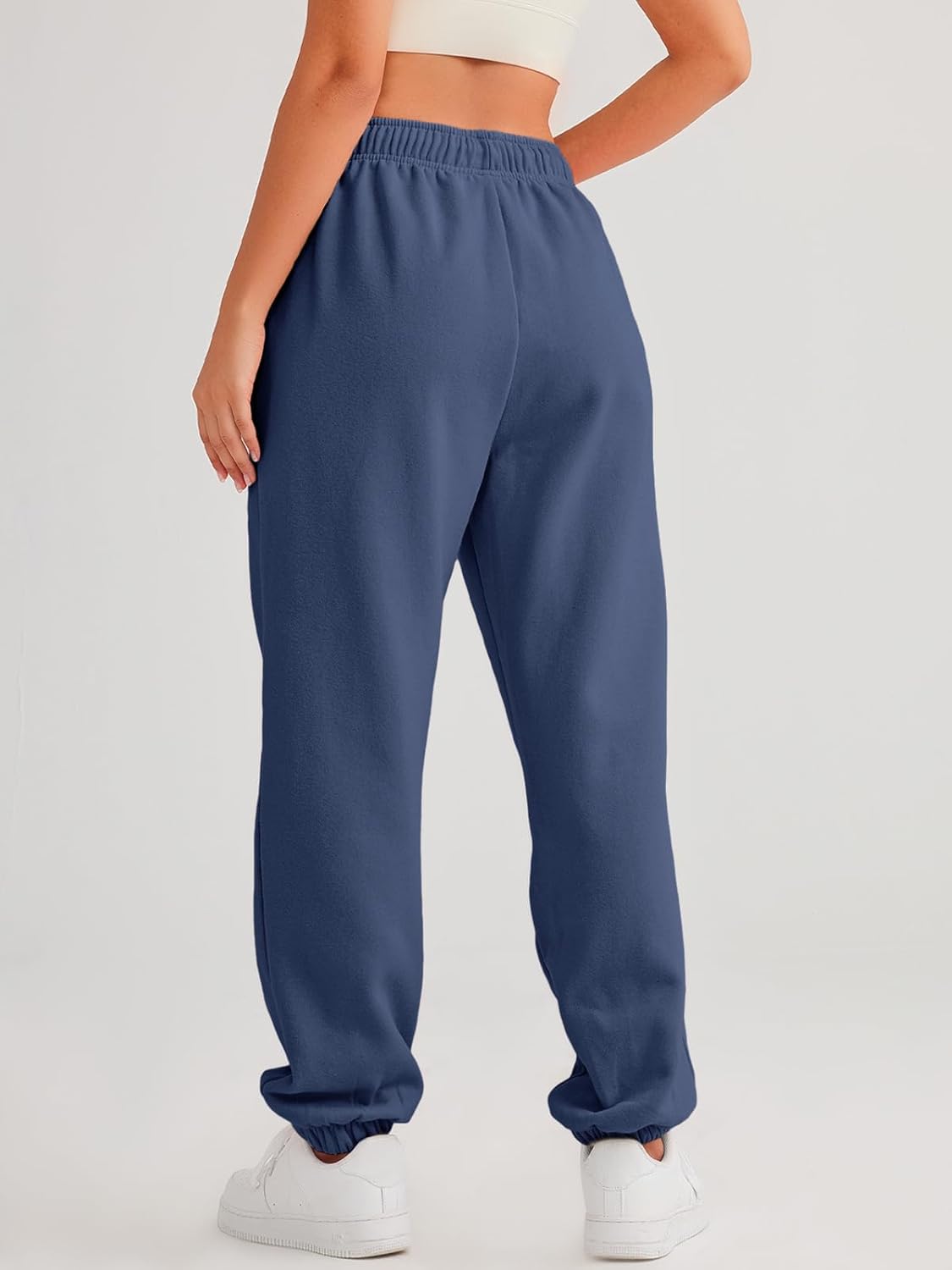 AUTOMET Women's Casual Baggy Fleece Sweatpants - Image 4