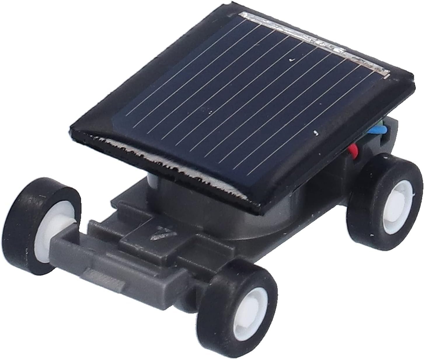 KIDWILL 1Pcs Mini Solar Car Gadget | Educational Smallest Solar Car, Mini Solar Car Best for Children Science Gadget, World’s Smallest Mini Car is a Small Toy car is Powered by Solar Energy (Black)