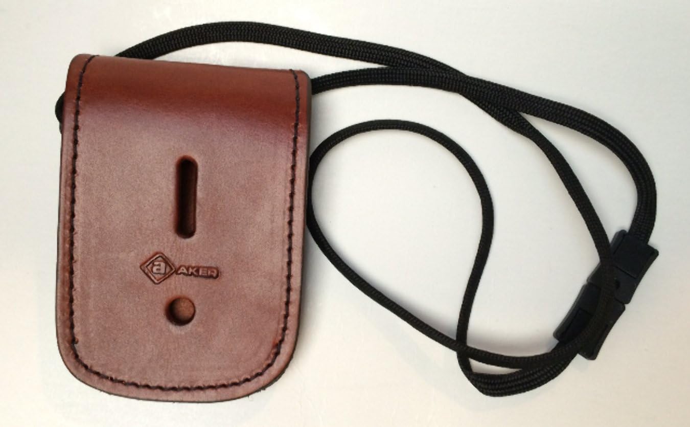 Aker Leather Aker - 597 Neck Badge And Id Holder - A597-TP (Brown)