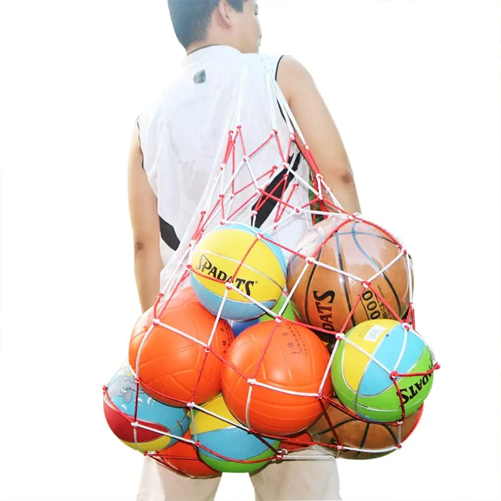Bolso de Baloncesto 3PCS Bolsas Redes Almacenamiento con Cordón Malla Múltiples Bolas