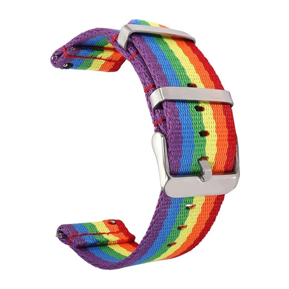 Cinturino per orologio da uomo, 20 mm 22 mm cinturino in nylon tessuto traspirante braccialetto a sgancio rapido cinturino di ricambio universale cinturino for orologio in nylon
