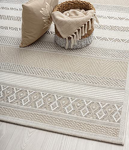 the carpet Calgary - Outdoor Teppich Wetterfest für Balkon & Terrasse, Robuster Flachgewebe Teppich für Garten, Pflegeleicht In- & Outdoor… – Ansicht 5