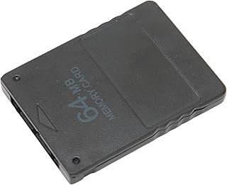 Memory Card for PS 2,8M-256M Memory Card High Speed,Hard Disk Game Memory Card,Memory Card Game Data Saver for Playstation 2 for PS2 Console Games Accessories (64MB)