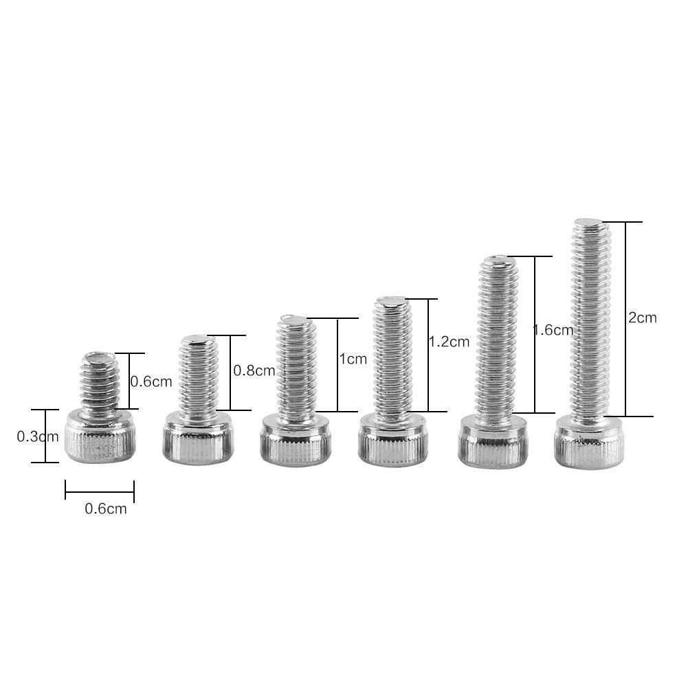 Vis à Tête Hexagonale M4 En Inox A2 – Boulons Allen Pour Assemblage Solide