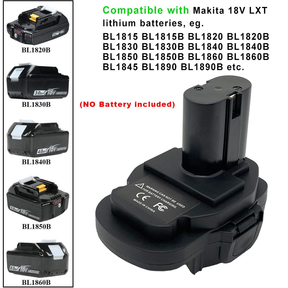 Amazon.com: JFQWLE Adapter Compatible with Makita 18V LXT Lithium