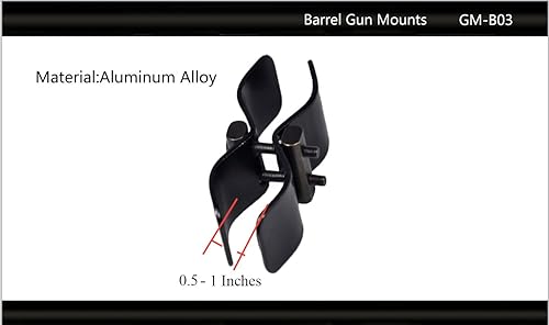 Miniatura 3 de Tactical Scorpion Gear TSG-GMB03 Aluminio Dual 58-1 38" Alcance Laser Mount - Negro