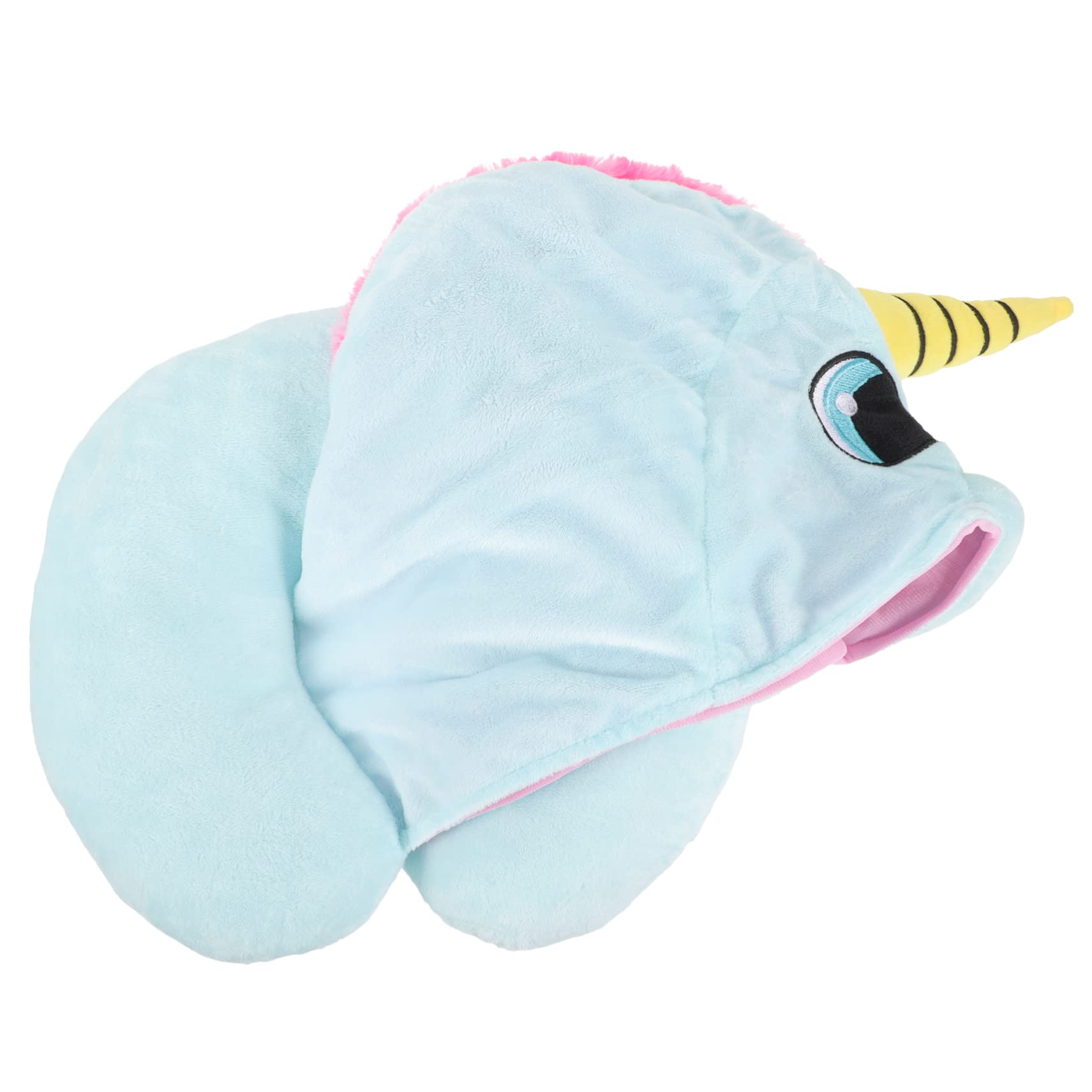 HANABASS Almohada Cervical con Capucha Forma para Viajes Oficina y Siesta Almohada De Viaje Cómoda y Adorable Cuello