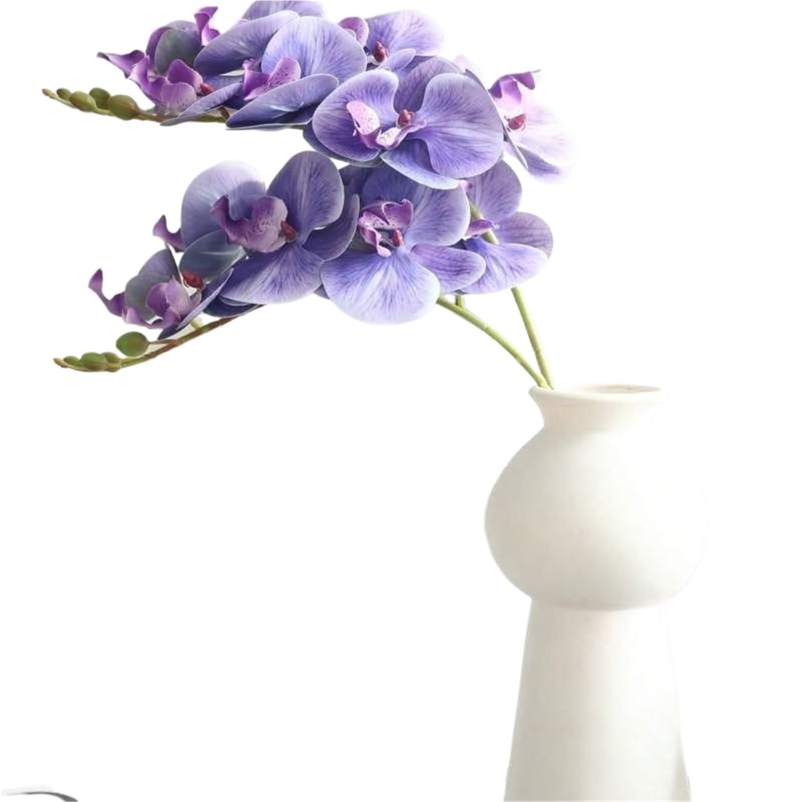 DSFVERVD Artificial Butterfly Orchid Artificial Flowers Silk Moth Orchid