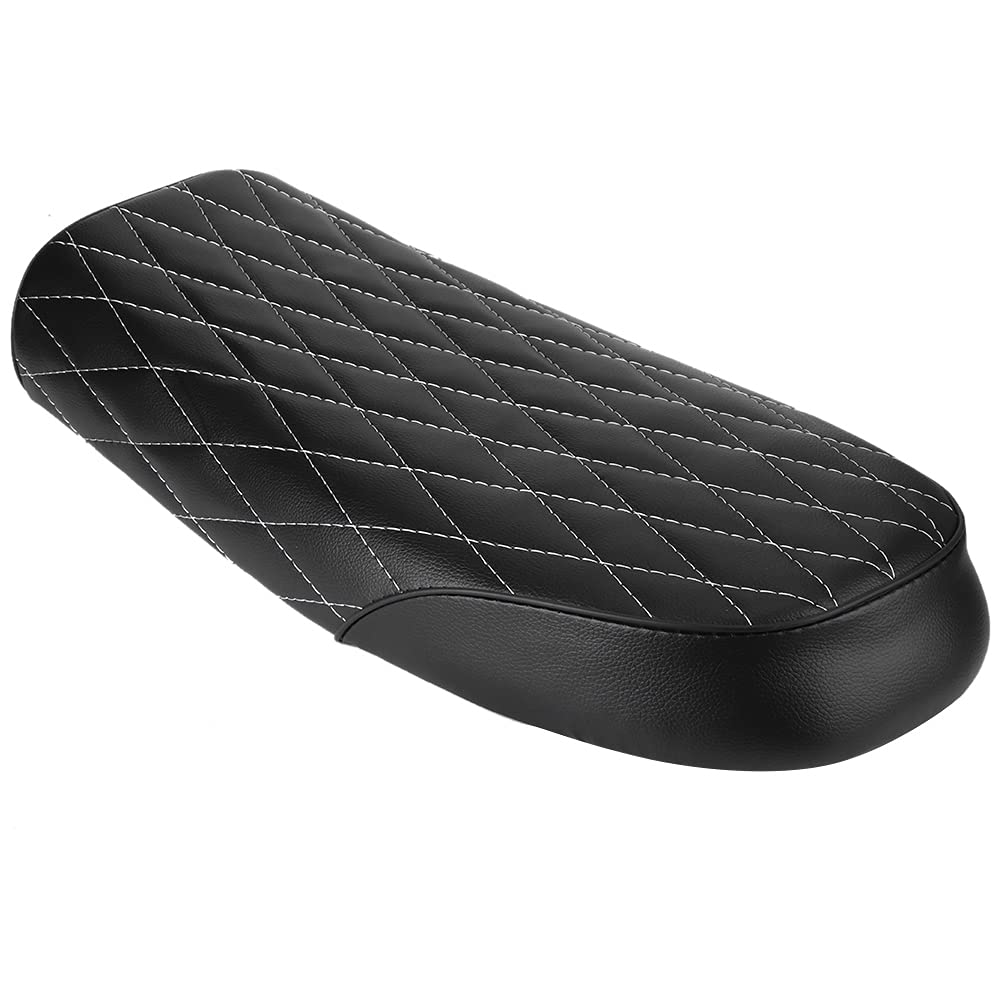 Passeport de selle antidérapant style vintage pour CB CL AX100 CG125, Café Racer Racing Experience (noir A)